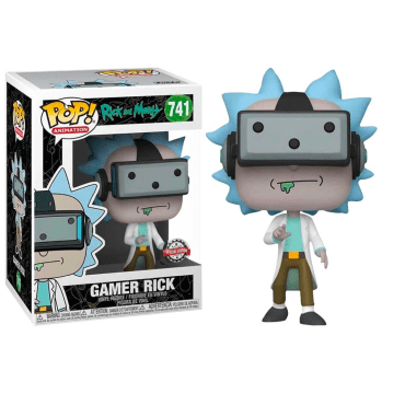 Pop! Animation: Rick and Morty- Gamer Rick (Exc)