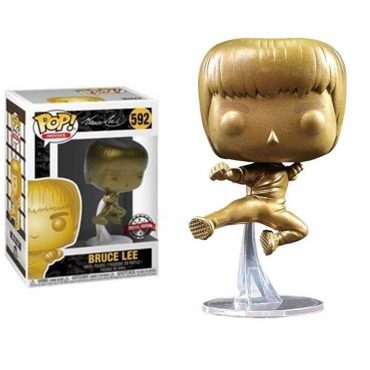 Pop! Movies: Game of Death: Bruce Lee Kicking (Gold)(Exc)
