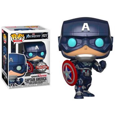 Pop! Marvel: Avengers Game - Capt America (Exc)