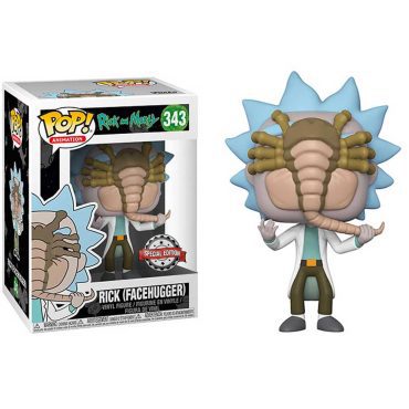 Pop! Animation: Rick and Morty - Rick w/ Facehugger (Exc)