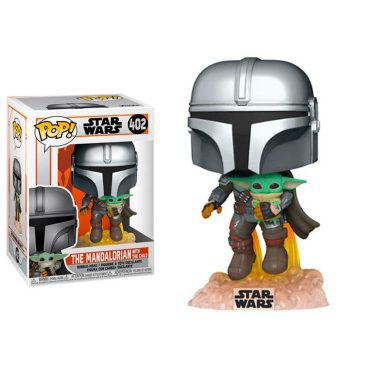 Pop! Tv: The Mandalorian- Mando Flying w/Jet
