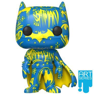 Pop! Artist Series: DC: Batman w/ case (Blue and Yellow)(Exc)