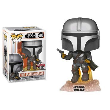 Pop! Tv: The Mandalorian - Mando Flying w/blaster (Exc)