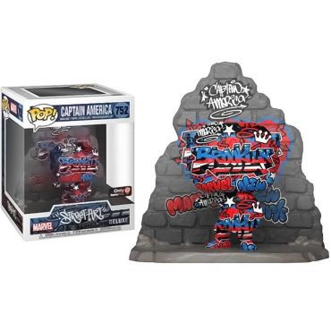 Pop Deluxe! Marvel: Captain America (Graffiti DECO)(Exc)