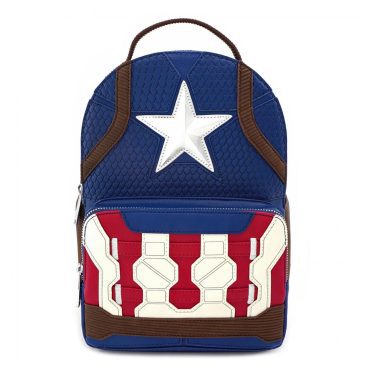 Loungefly! Leather: Marvel- Captain America