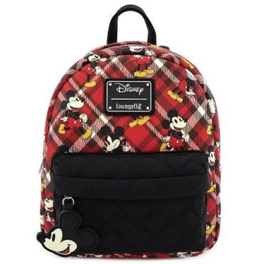 Loungefly! Leather: Disney- Mickey Mouse Twill