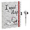 Notebook and Pen: 101 Dalmatians I Need A Nap