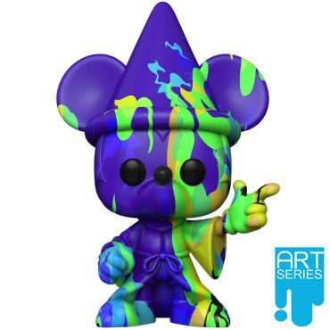 Pop! Artist Series: Disney: Fantasia 80th - Mickey w/ case (Green Splash)(Exc)