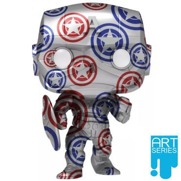 Pop! Artist Series: Patriotic Age - Captain America w/ case (Exc)