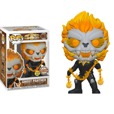 Pop! Marvel: Infinity Warps - Ghost Panther w/Chain (GW)(Exc)