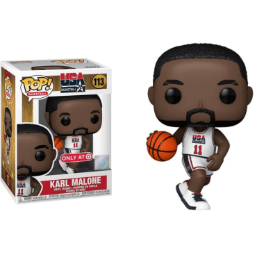 Pop! NBA: Legends - Karl Malone (1992 Team USA White Uni) (Exc)