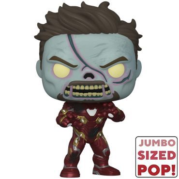 Pop Jumbo! Marvel: What If- Zombie Iron Man 10 inch (Exc)