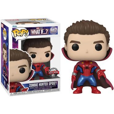 POP: What If - Spider-Man Zombie Hunter Unmasked (Exc)