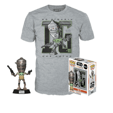 Pop & Tee: Star Wars: The Mandalorian: Child In Satchel