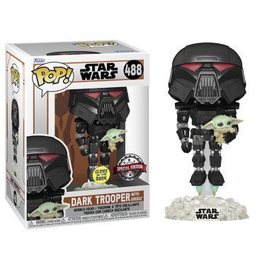 Pop! Tv: Mandalorian - Dark Trooper w/ Child (GW)(Exc)