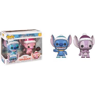 Pop! Disney: Lilo & Stitch - Winter Stitch & Angel 2 Pack (Exc)