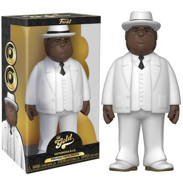 Gold 12" Rocks: Biggie Smalls (White Suit)