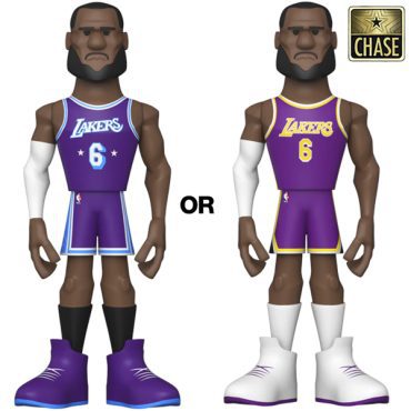 Gold 5" NBA: Lakers - LeBron James w/Chase (City)
