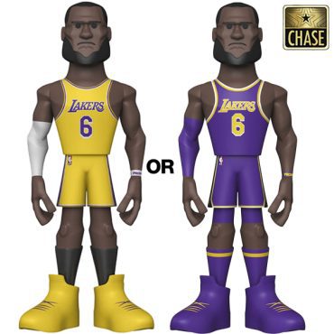 Gold 12" NBA: Lakers- LeBron James w/Chase