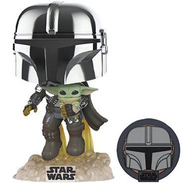 Pop! Star Wars: ATG- Mandalorian w/ Pin (Exc)