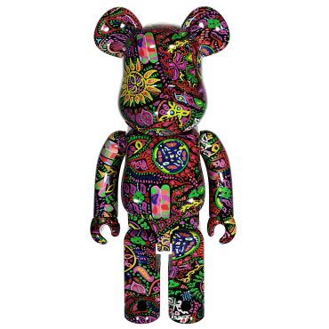 Bearbrick Psychedelic Paisley 1000%