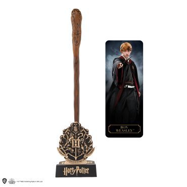 Cinereplica: Harry Potter Wand Pen with stand - Ron Weasley