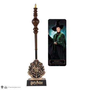 Cinereplica: Harry Potter Wand Pen with stand - Minerva McGonagall