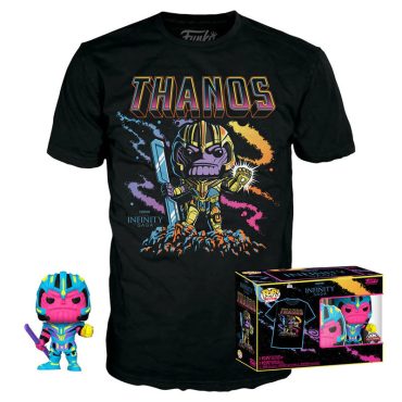 Pop! & Tee: Marvel: Thanos (Blacklight)(M)