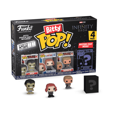 Bitty Pop! Marvel: The Avengers - Hulk 4PK